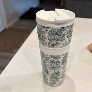 French Connection cup with lid